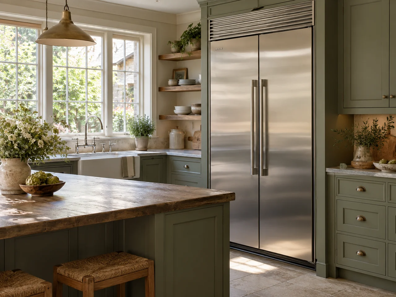 Illustration of a Thermador refrigerator