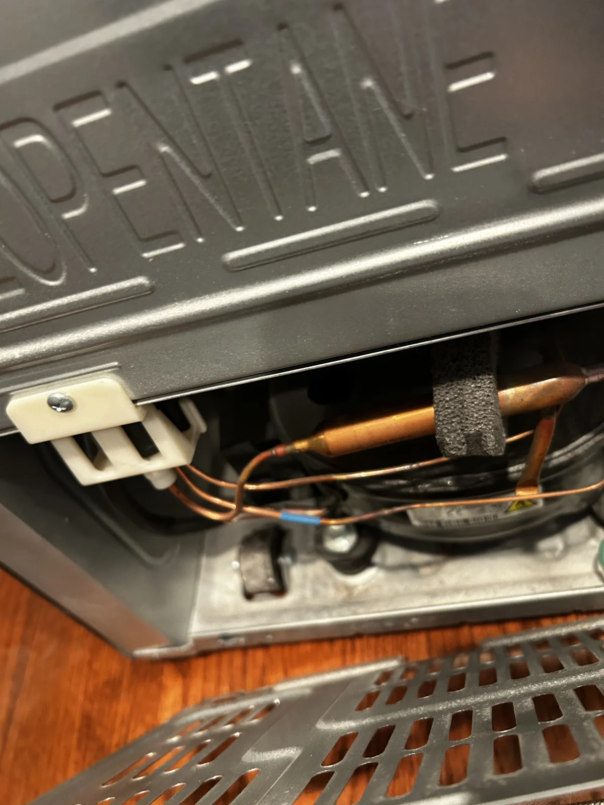 Rear service compartment from the owner’s work archive